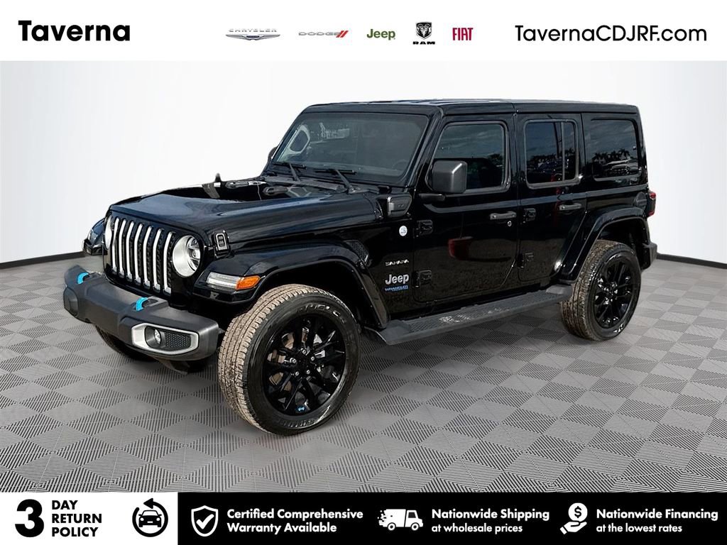 Used 2022 Jeep Wrangler Unlimited Sahara w/ Cold Weather Group AWD/4WD image 1