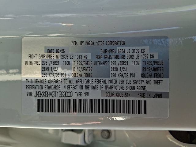 New 2026 MAZDA CX-90 Plug-In Hybrid w/ Preferred AWD/4WD image 15