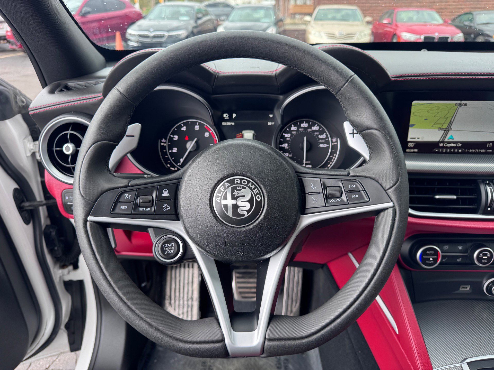 Used 2019 Alfa Romeo Stelvio Ti Sport w/ Quick Order Package 22S Sport AWD/4WD image 20