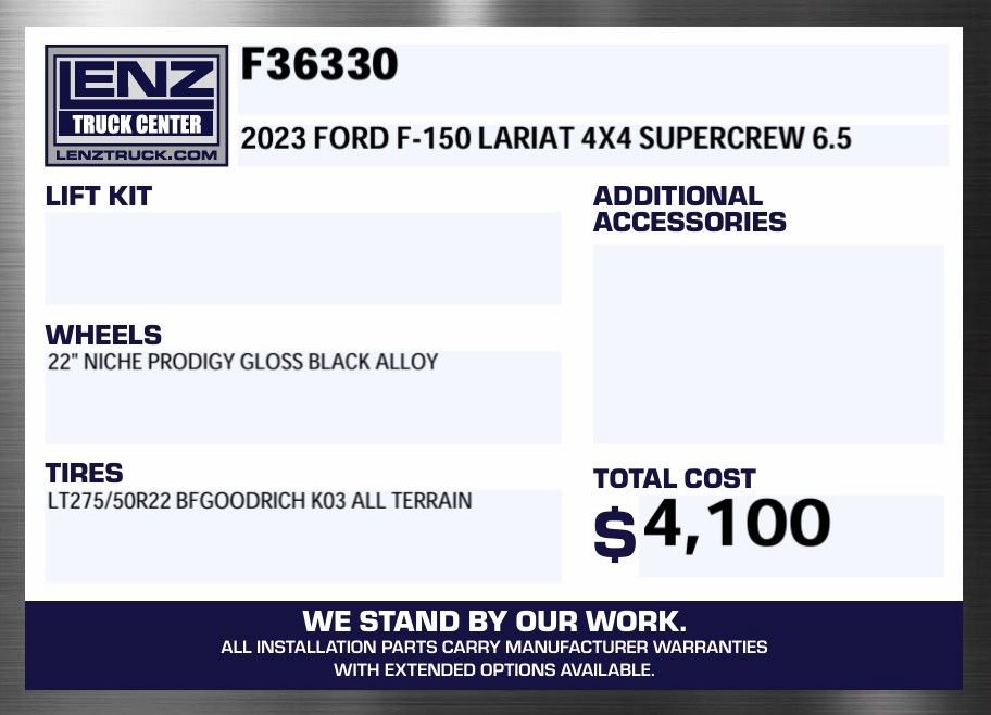 Used 2023 Ford F150 Lariat w/ Equipment Group 502A High AWD/4WD image 2