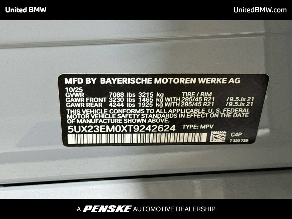 Certified 2026 BMW X7 xDrive40i w/ Executive Package AWD/4WD image 23