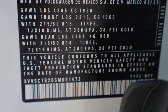 Certified 2025 Volkswagen Taos SE image 26