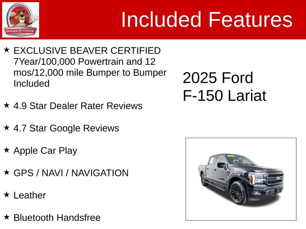 Used 2025 Ford F150 Lariat w/ Bed Utility Package AWD/4WD image 4