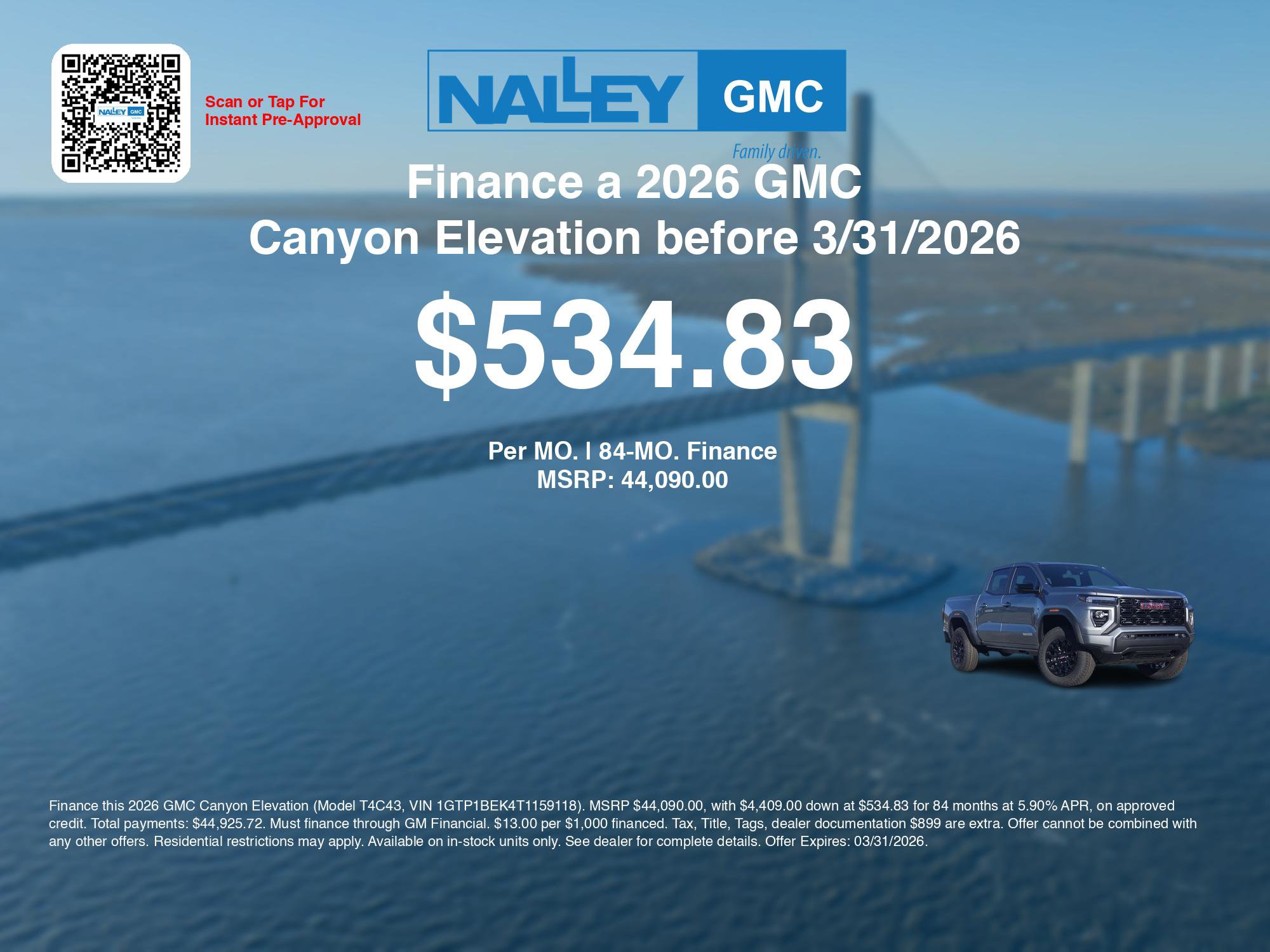 New 2026 GMC Canyon Elevation w/ Convenience Package image 7