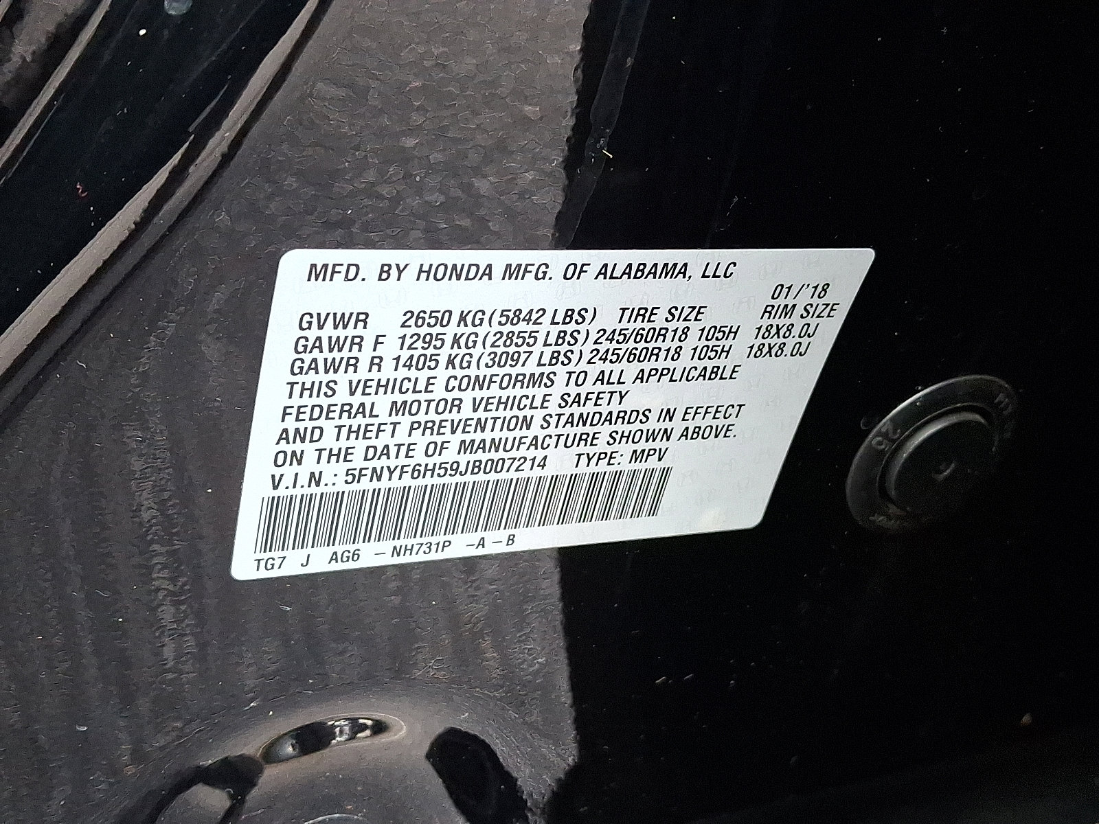 Certified 2018 Honda Pilot EX-L image 20