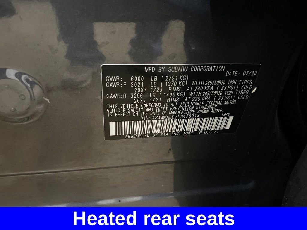 Used 2020 Subaru Ascent Limited w/ Technology Package image 26