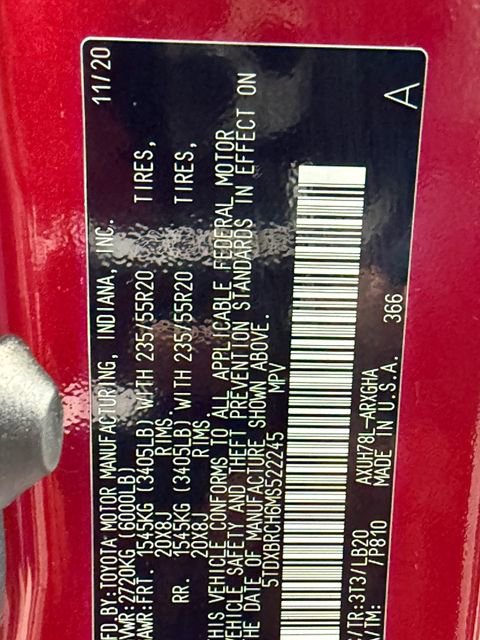 Certified 2021 Toyota Highlander Limited image 44