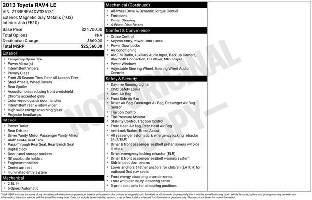 Used 2013 Toyota RAV4 LE image 22