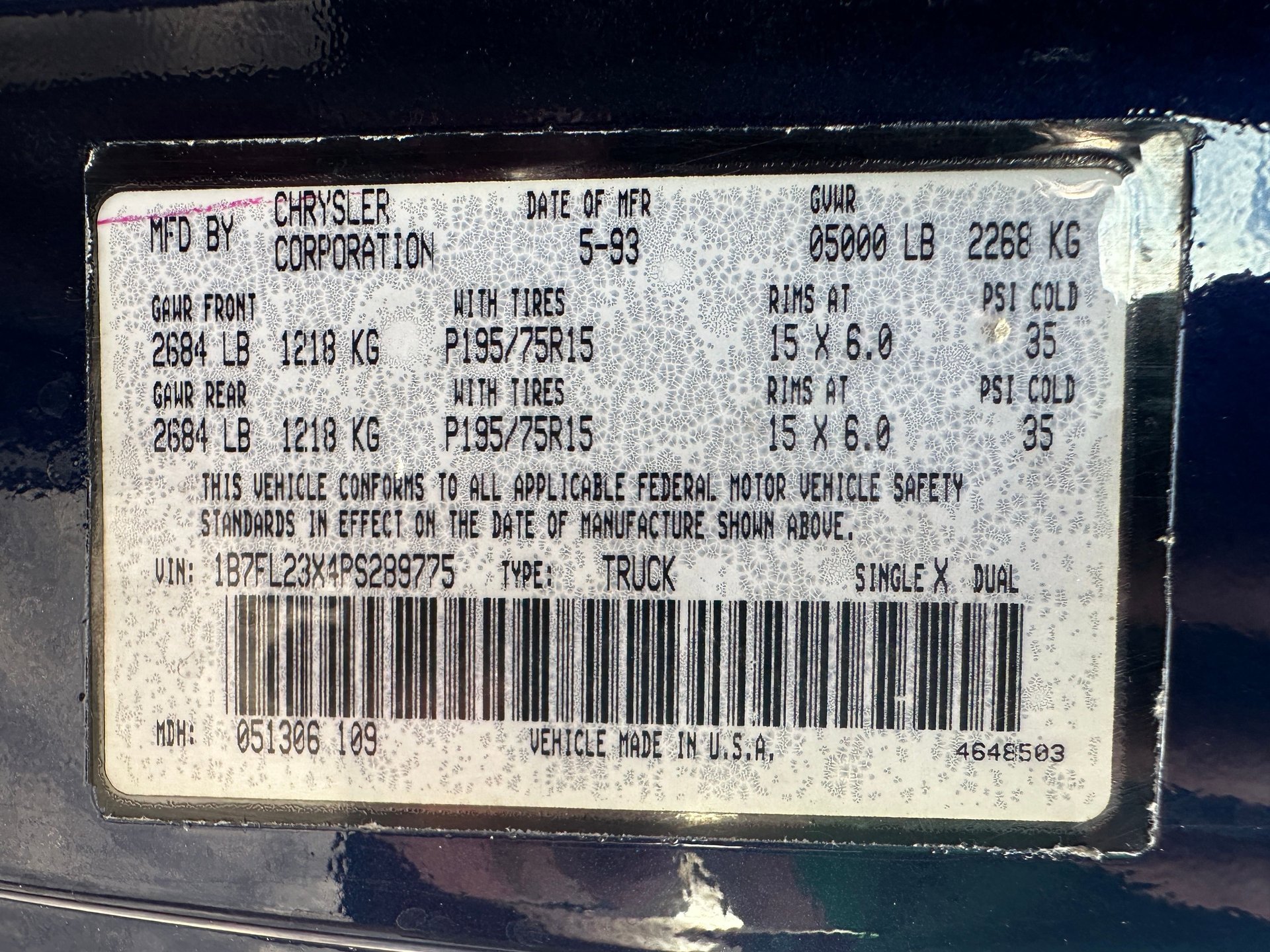 Used 1993 Dodge Dakota 2WD Club Cab image 31