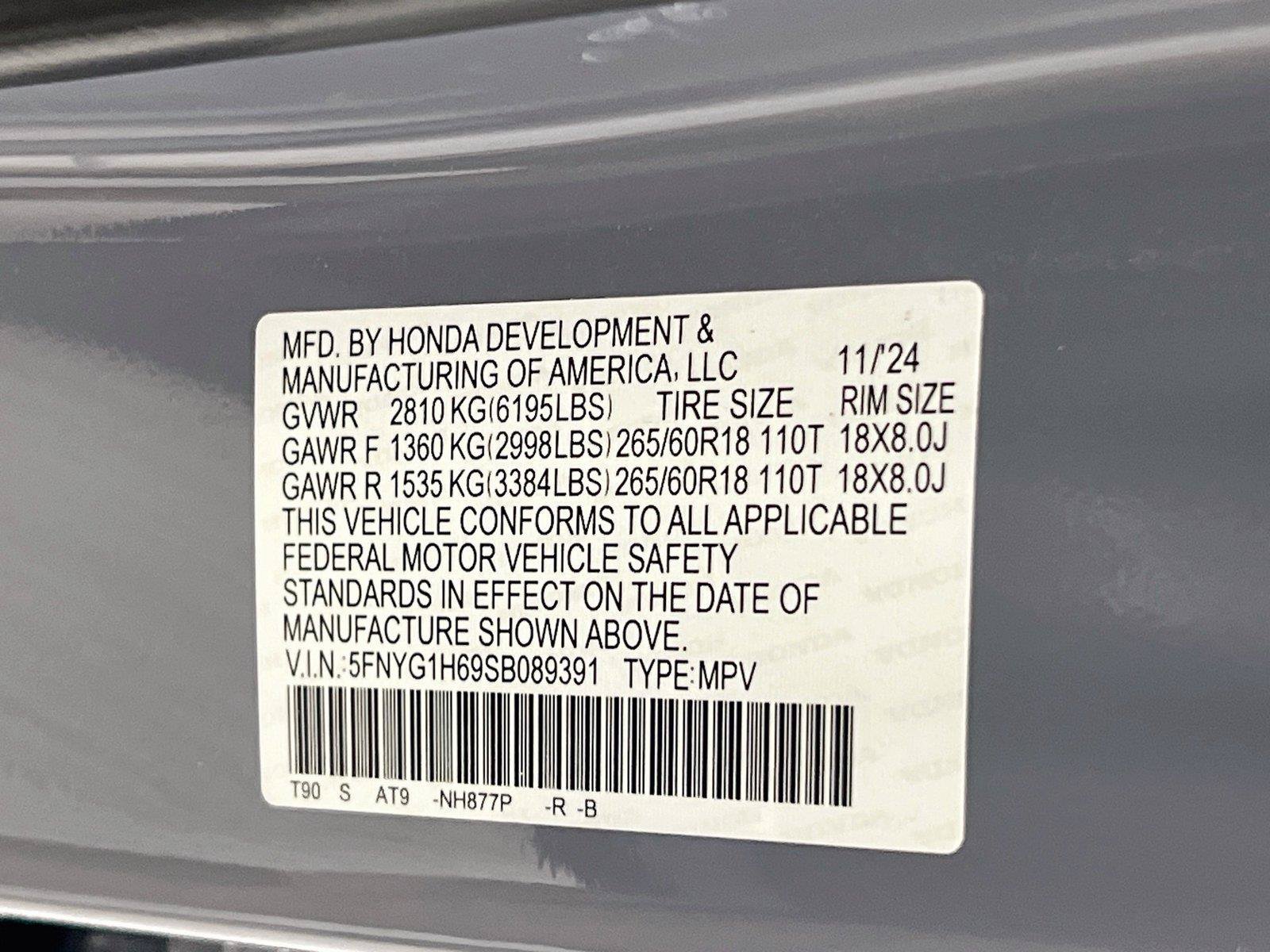 Certified 2025 Honda Pilot TrailSport image 31