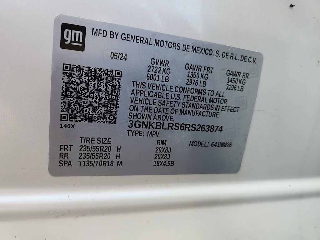 Certified 2024 Chevrolet Blazer Premier w/ LPO, Black Sport Package AWD/4WD image 60