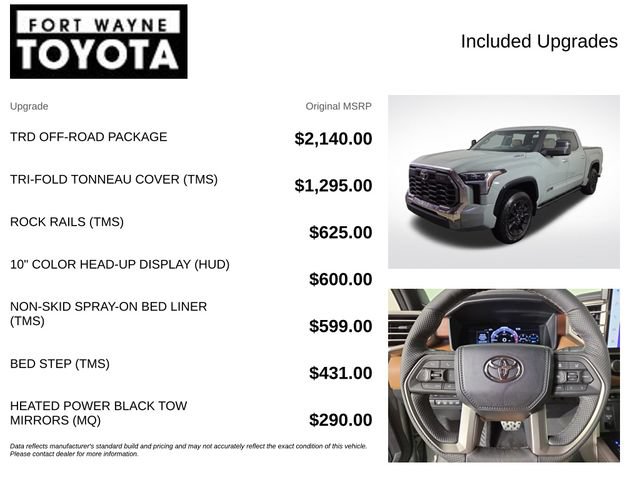 New 2026 Toyota Tundra 1794 Edition w/ TRD Off-Road Package AWD/4WD image 4