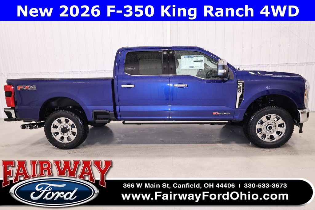 New 2026 Ford F350 King Ranch w/ Chrome Package