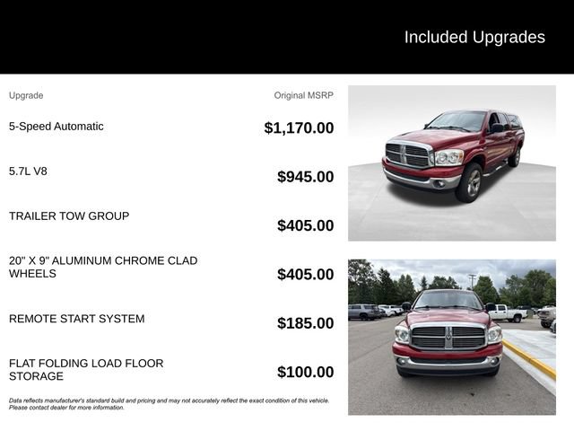 Used 2008 Dodge Ram 1500 Truck SLT w/ Trailer Tow Group AWD/4WD image 8