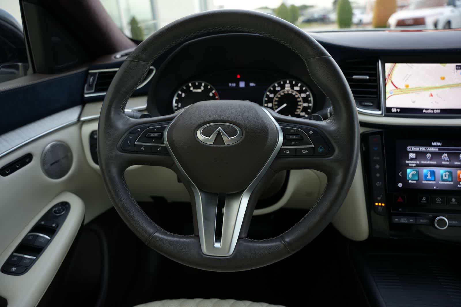 Used 2021 INFINITI QX50 Autograph w/ Premium White Leather Package FWD image 9