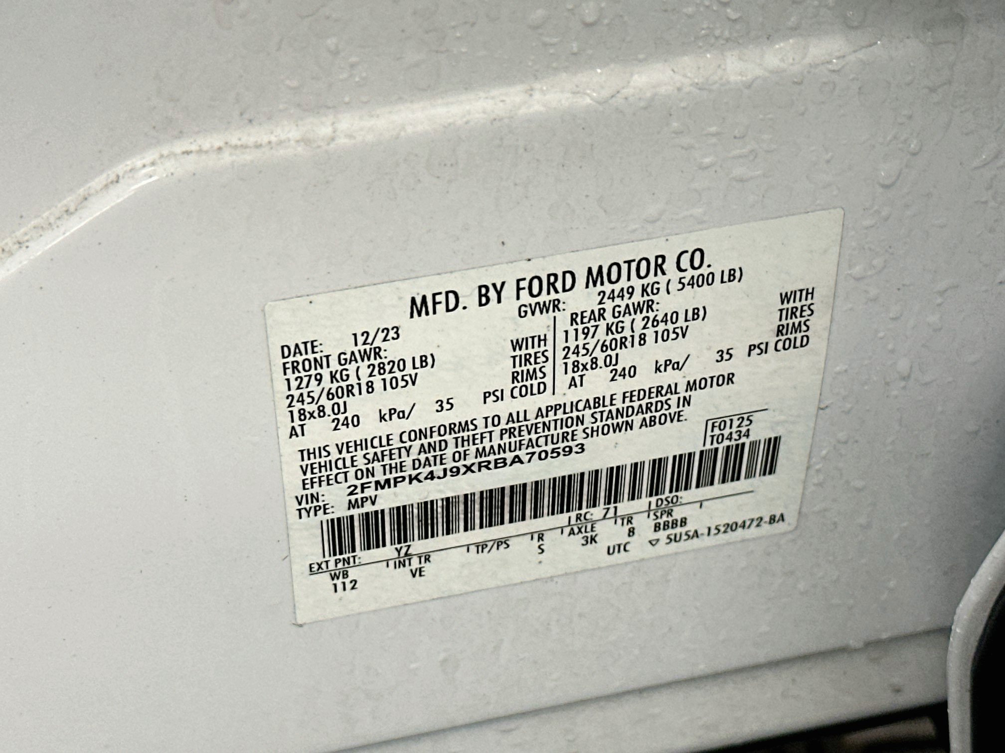 Used 2024 Ford Edge SEL AWD/4WD image 12