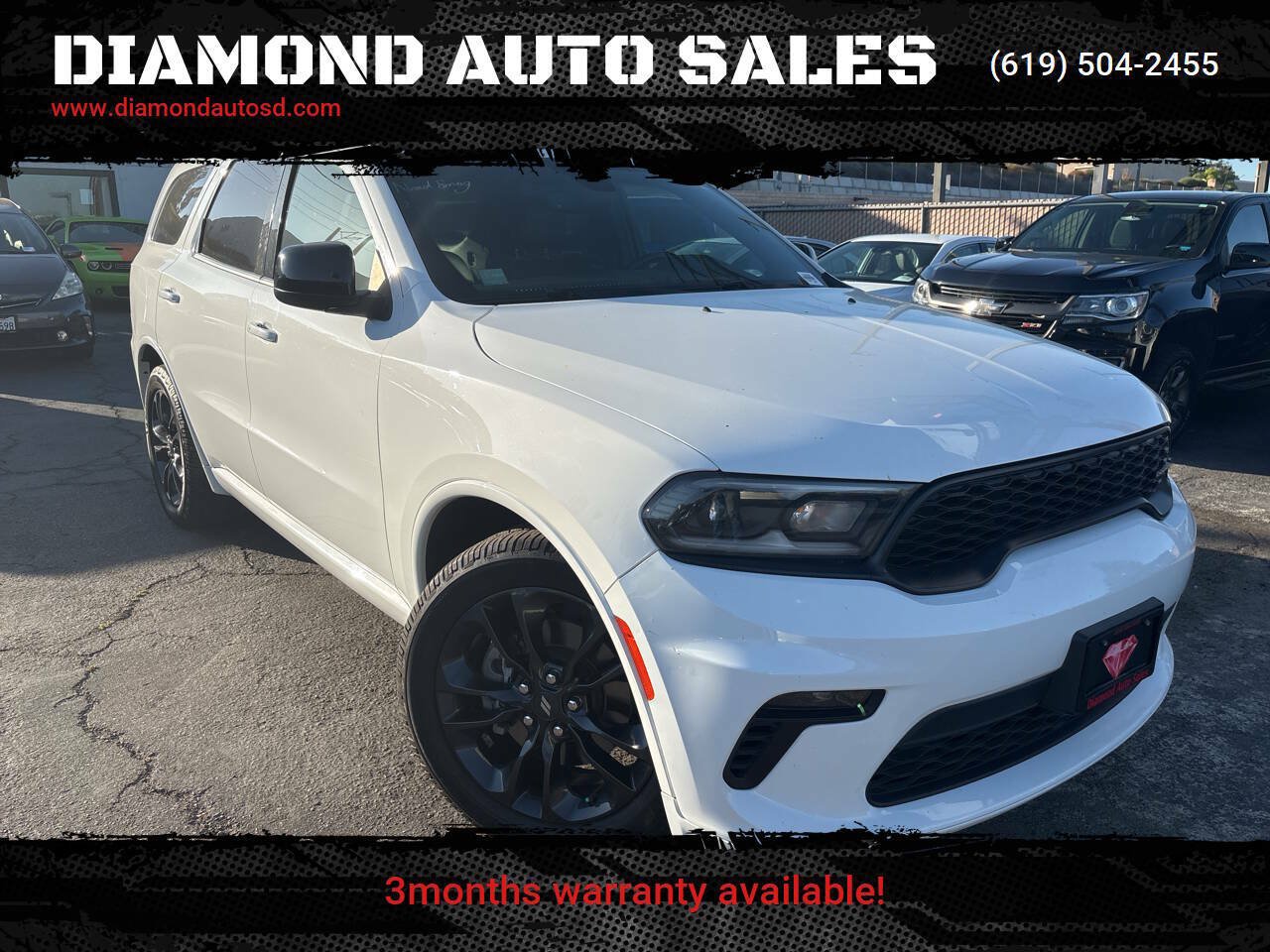 Used 2021 Dodge Durango GT w/ Blacktop Package RWD image 1