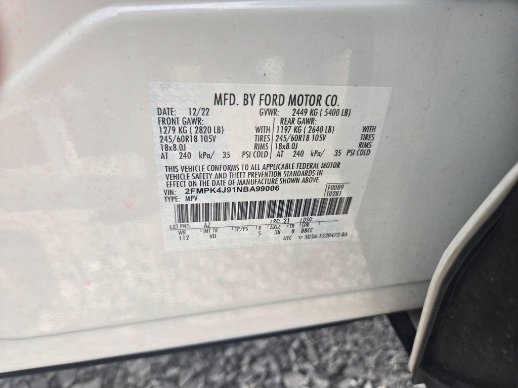 Used 2022 Ford Edge SEL w/ Convenience Package AWD/4WD image 13