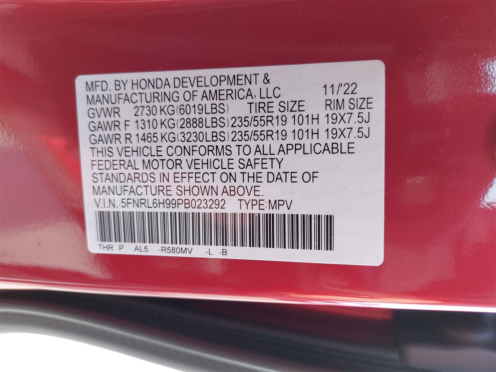 Used 2023 Honda Odyssey Elite image 11