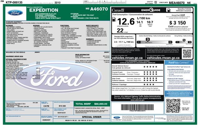 Used 2021 Ford Expedition Platinum image 3