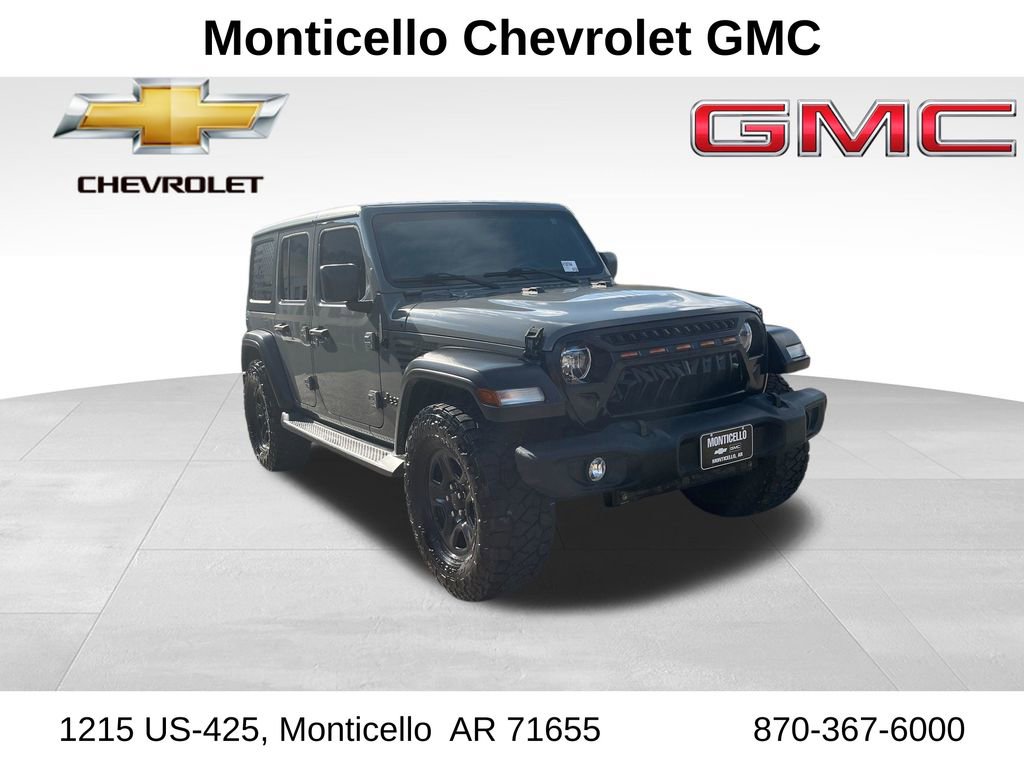 Used 2021 Jeep Wrangler Unlimited Sport image 1