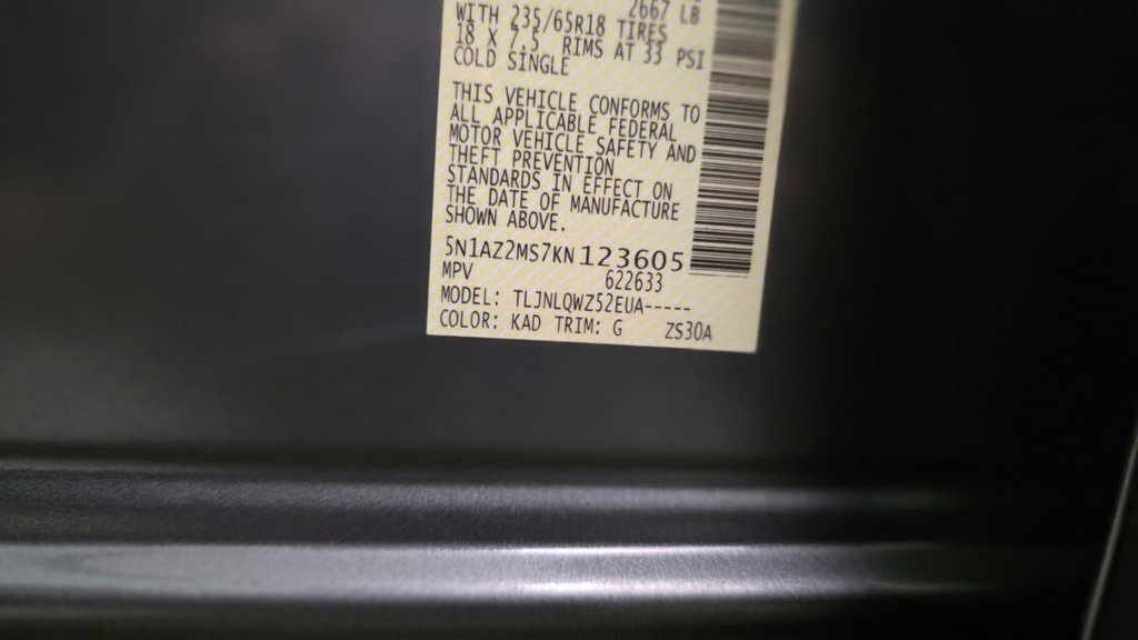 Used 2019 Nissan Murano SV image 26