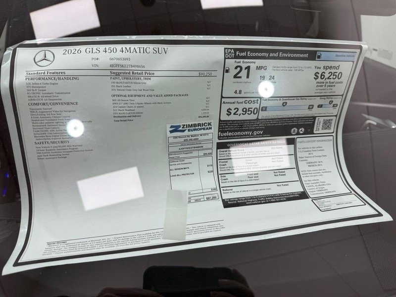 New 2026 Mercedes-Benz GLS 450 4MATIC image 4