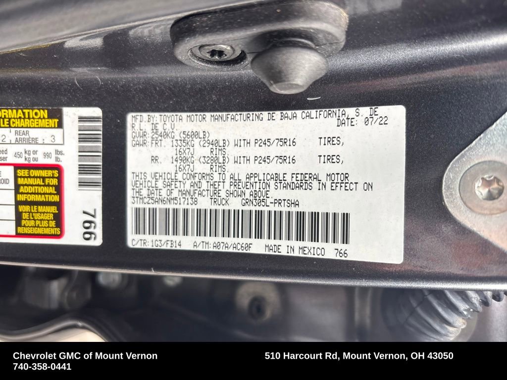 Used 2022 Toyota Tacoma SR image 26