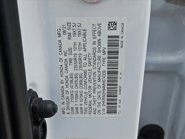 Used 2021 Honda CR-V Touring image 24