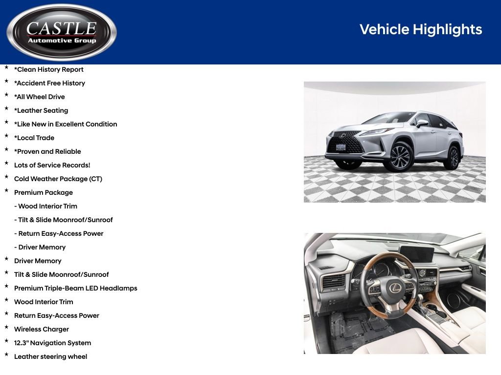 Used 2021 Lexus RX 350L 350L w/ Premium Package image 3