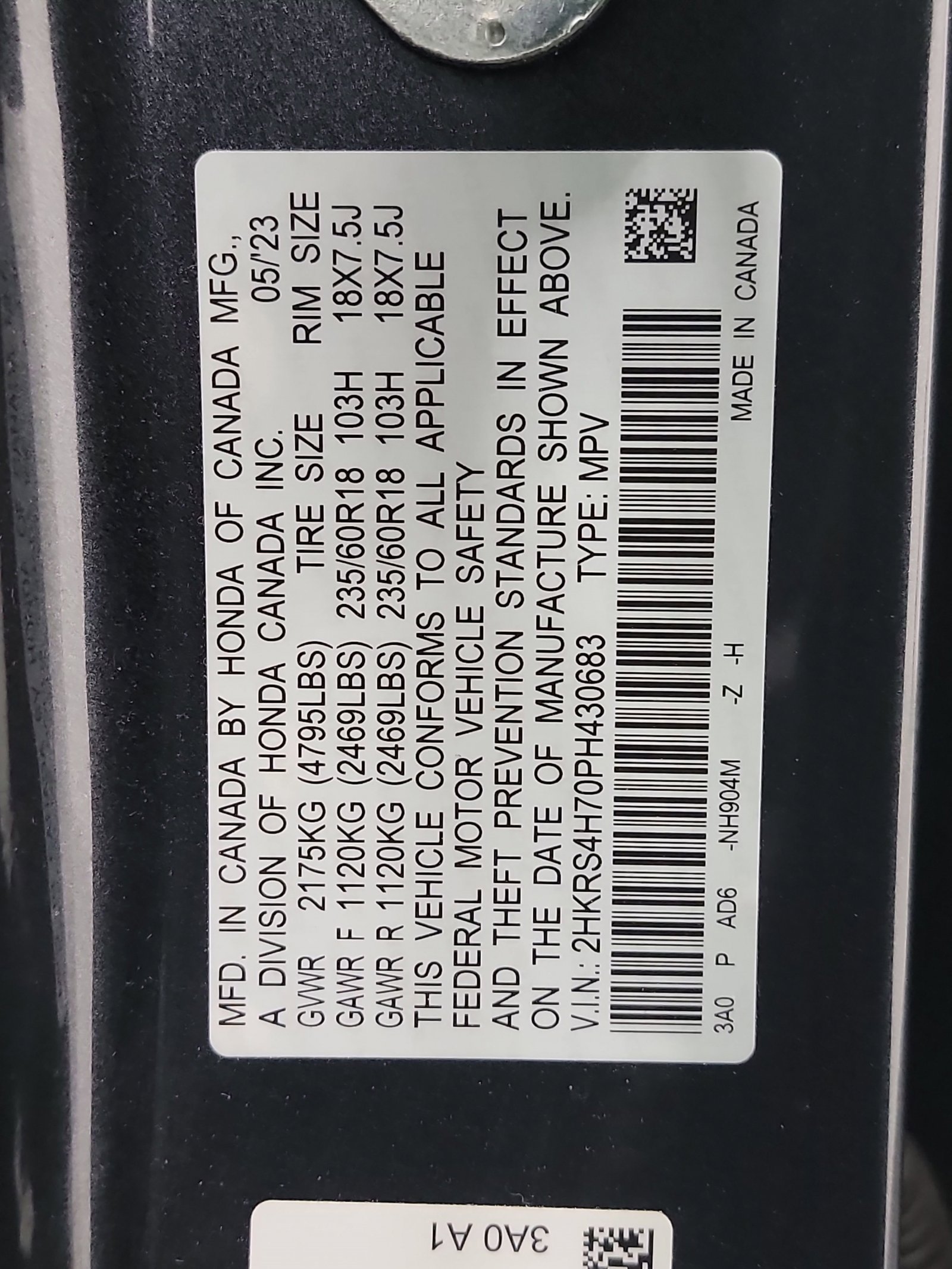 Certified 2023 Honda CR-V EX-L image 33