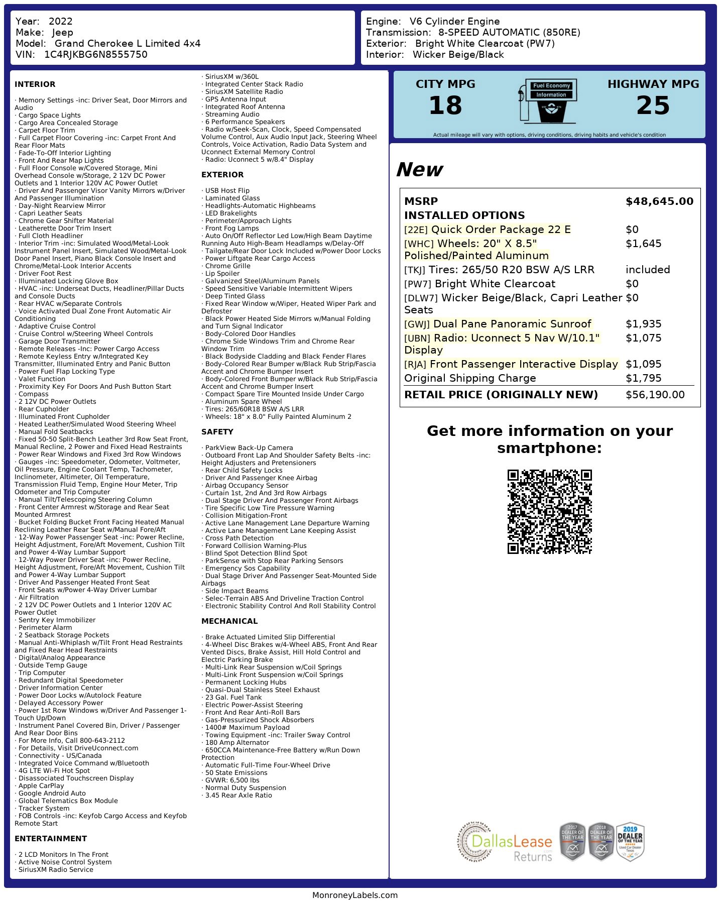 Used 2022 Jeep Grand Cherokee L Limited image 3