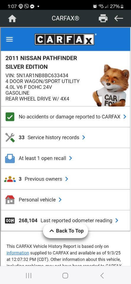 Used 2011 Nissan Pathfinder Silver image 53