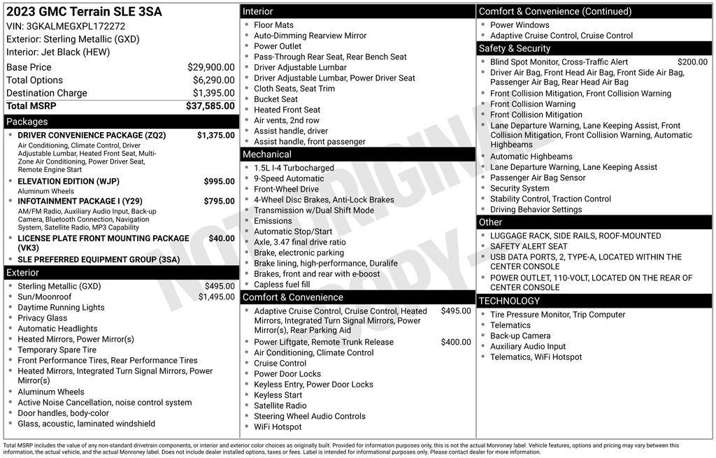 Certified 2023 GMC Terrain SLE w/ Driver Convenience Package image 4