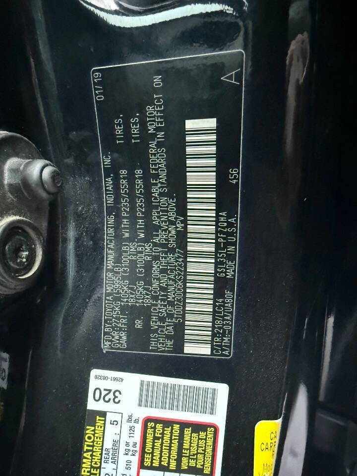 Used 2019 Toyota Sienna XLE Premium image 30