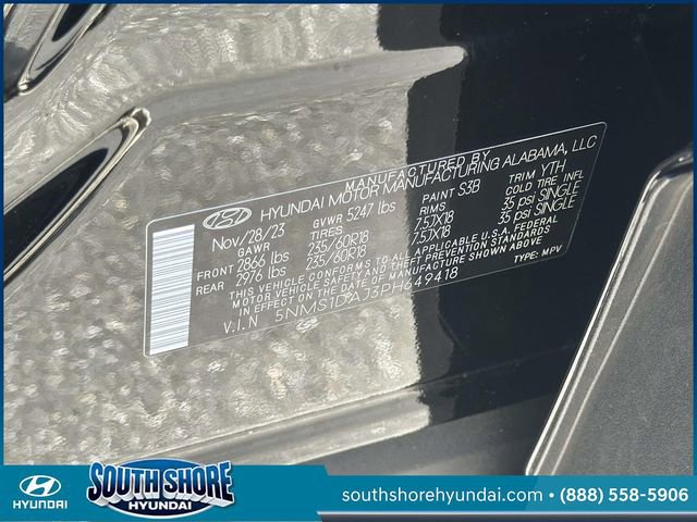 Certified 2023 Hyundai Santa Fe SE AWD/4WD image 20
