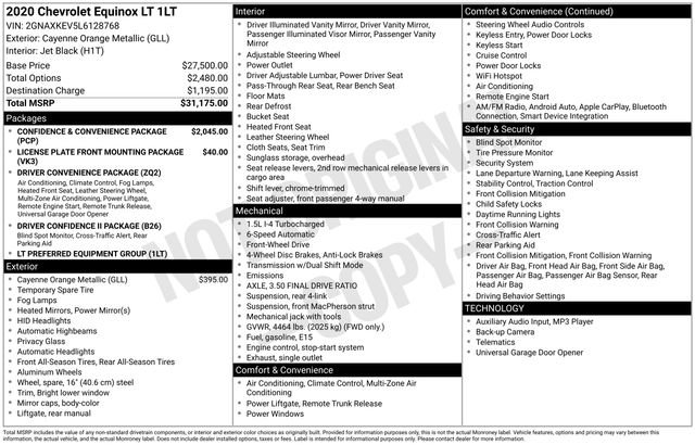 Used 2020 Chevrolet Equinox LT image 7