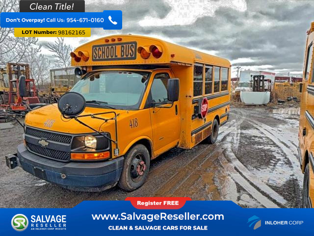 Used 2012 Chevrolet Express 3500 w/ School Bus Package image 3