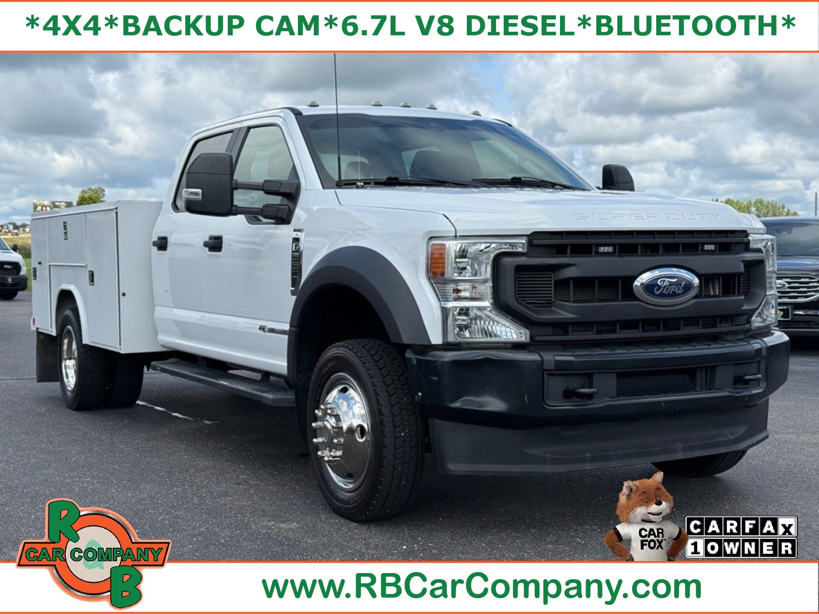 Used 2022 Ford F550 4x4 Crew Cab Super Duty w/ Power Equipment Group image 1