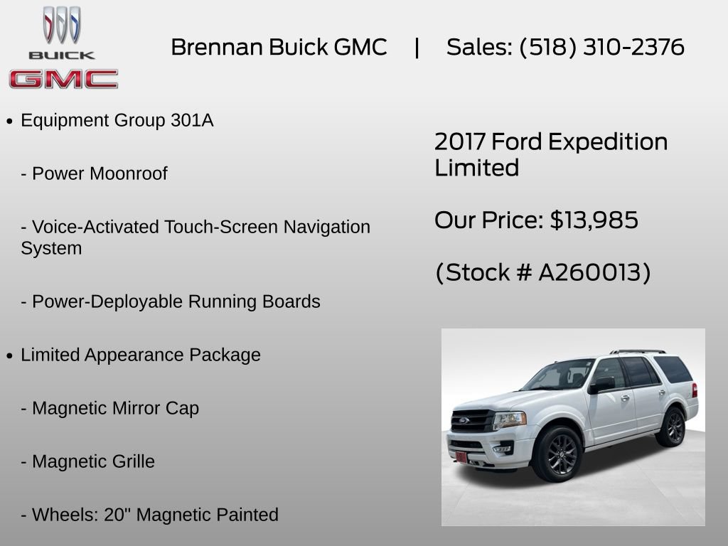 Used 2017 Ford Expedition Limited w/ Equipment Group 301A AWD/4WD image 6