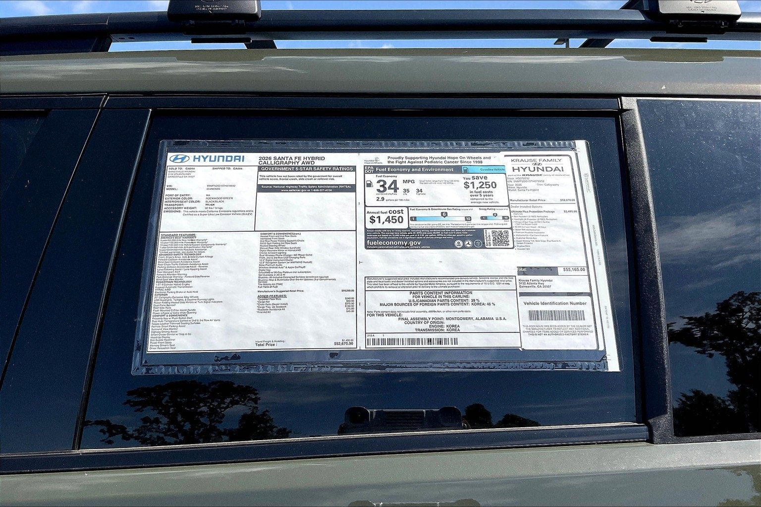 New 2026 Hyundai Santa Fe Calligraphy image 14