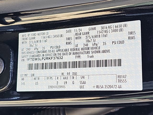 Used 2024 Ford F150 XLT w/ Equipment Group 302A MID image 34