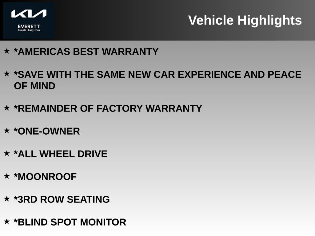 Certified 2024 Kia EV9 Wind