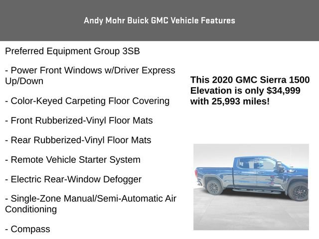 Used 2020 GMC Sierra 1500 Elevation AWD/4WD image 12