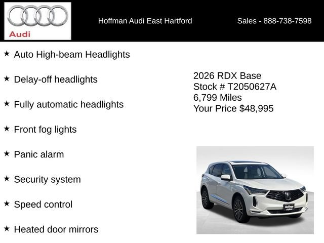 Used 2026 Acura RDX w/ Advance Package AWD/4WD image 36