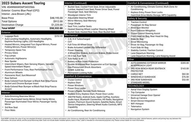 Used 2023 Subaru Ascent Touring image 4