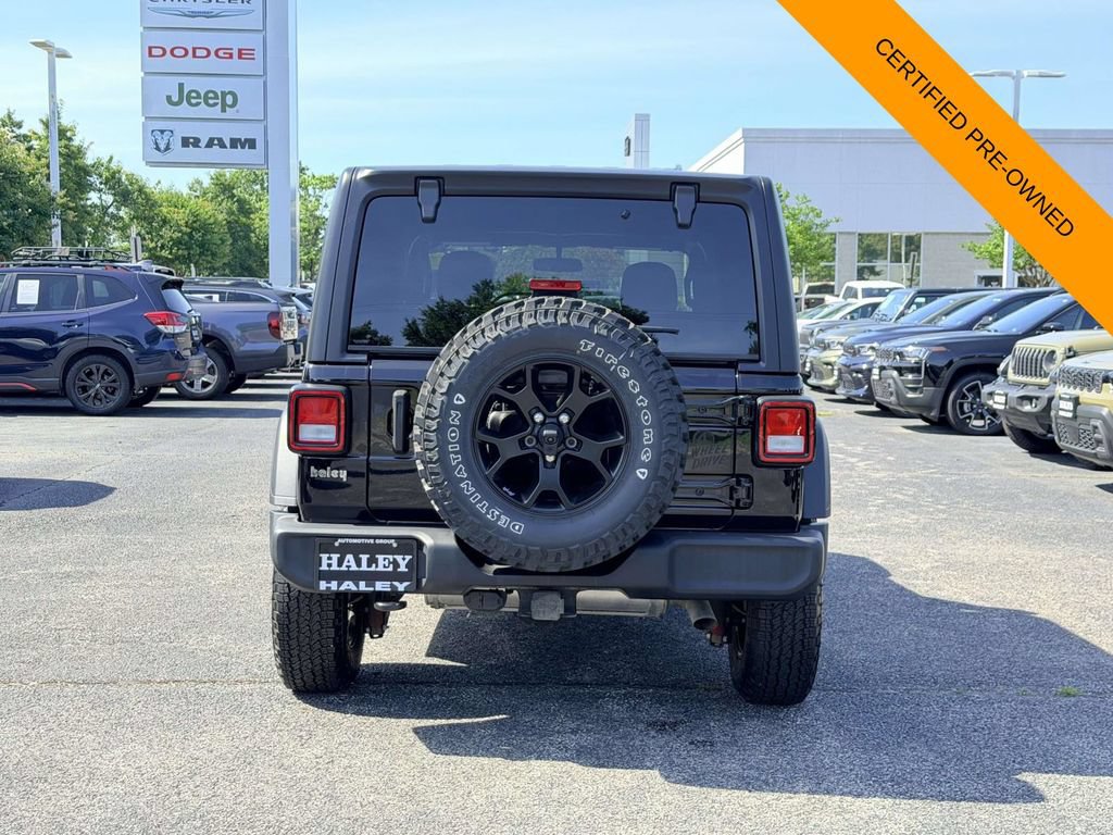 Certified 2022 Jeep Wrangler Unlimited Sport AWD/4WD image 3
