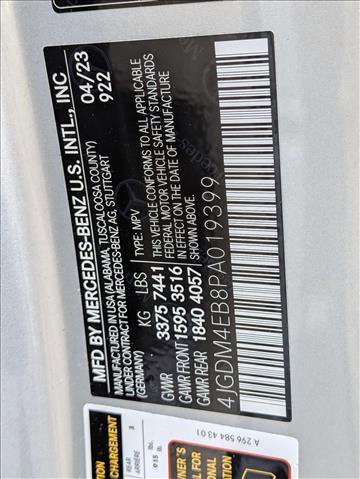 Certified 2023 Mercedes-Benz EQS 580 4MATIC SUV image 22