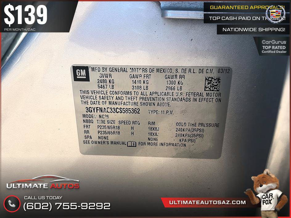 Used 2012 Cadillac SRX Luxury FWD image 24