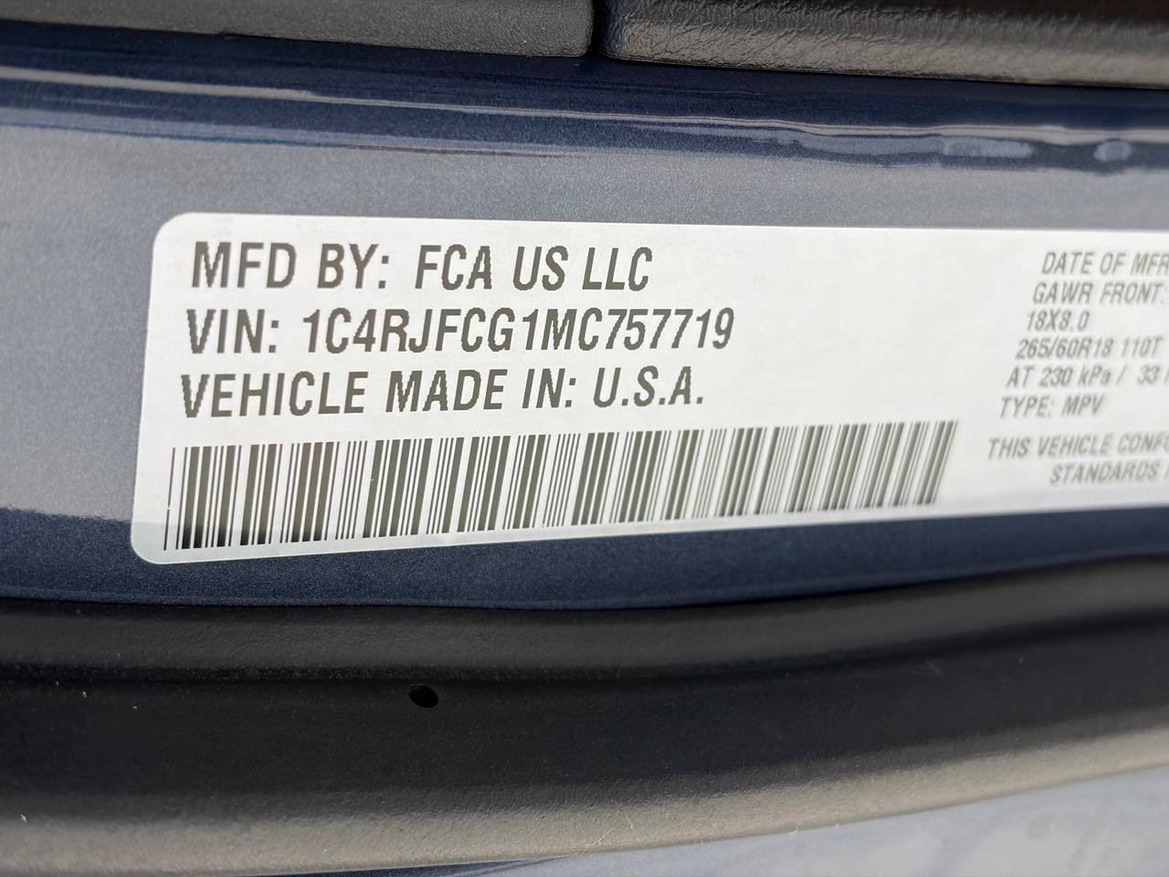 Used 2021 Jeep Grand Cherokee Overland AWD/4WD image 13
